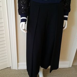 Funky pleated front crop pant